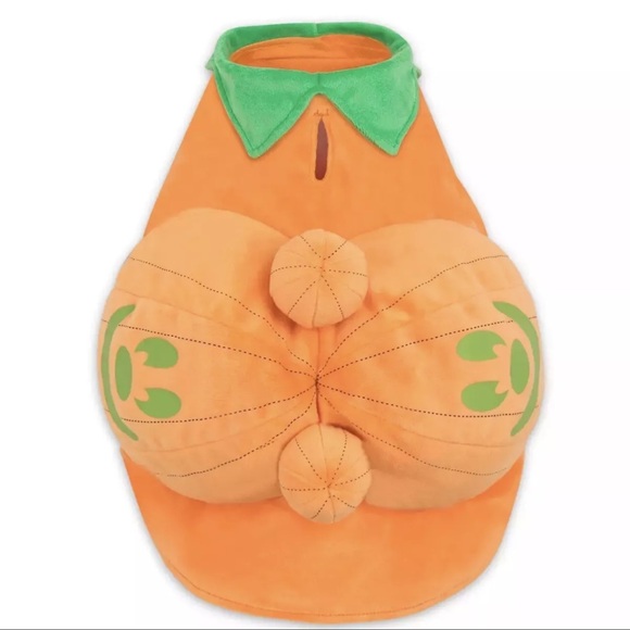 Mickey Mouse Pumpkin Dog Costume Halloween Glow In The Dark Disney Store NEW - Picture 6 of 10